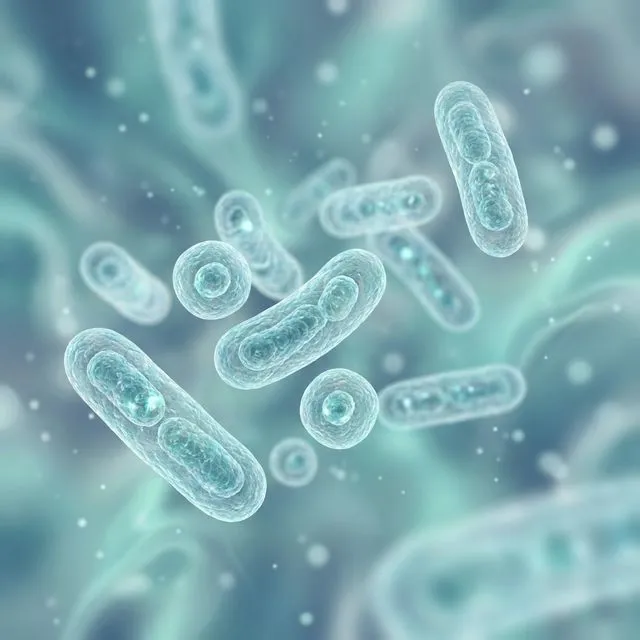 Microscopic view of Ureaplasma urealyticum bacteria