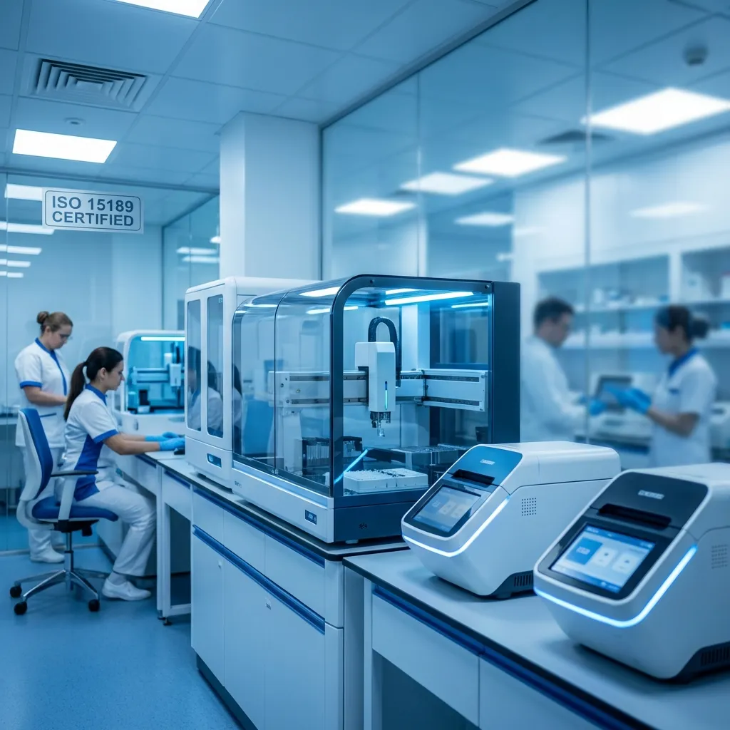 Laboratory analyser of the kind used for NAAT confirmation of gonorrhea and its resistance profile